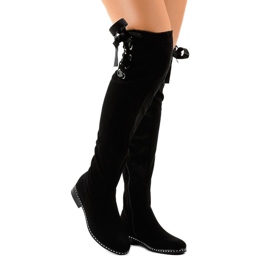 Botas aislantes de ante negro H308