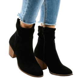 Bota cowboy ante negra E2250 negro