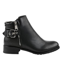Botas negras planas Jodhpur KA525SL negro
