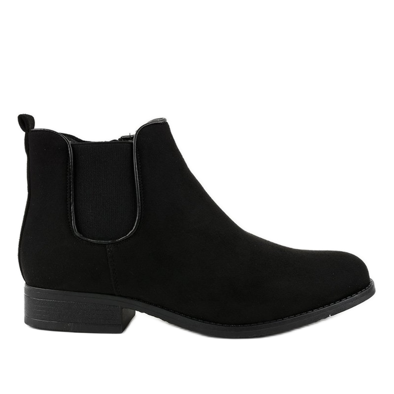 Botas negras ML34 planas Jodhpur negro