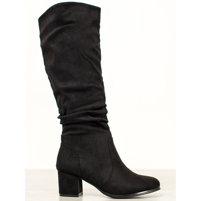 Wilady Botas de gamuza clásicas negro
