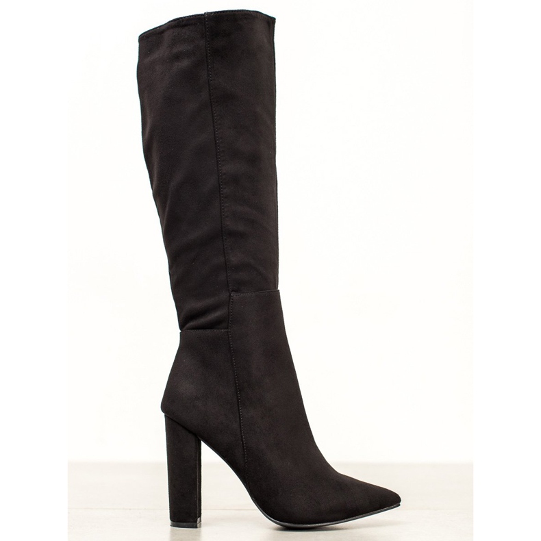 Seastar Botas de gamuza sexy negro