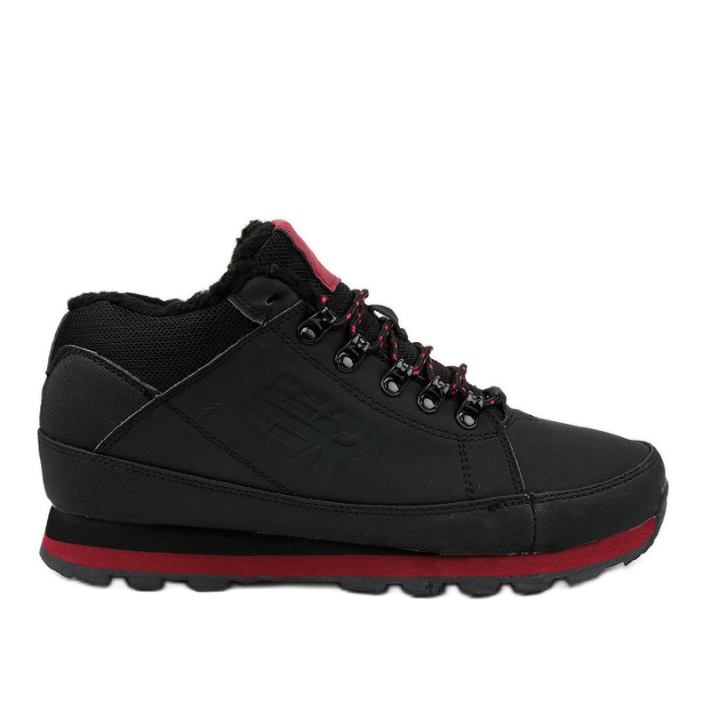 Botas de nieve aisladas 9WH917 negras negro