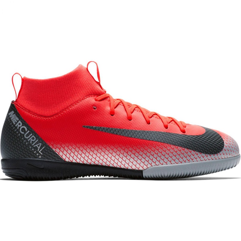 Zapatos de fútbol Nike Mercurial Superfly X 6 Academy Gs CR7 Ic Jr AJ3110 600 multicolor rojo