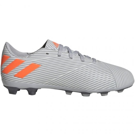 Botas de fútbol adidas Nemeziz 19.4 FxG Jr EF8305 multicolor gris