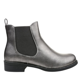 Botines planos grises 7513-PA