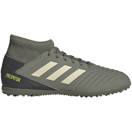 Botas de fútbol adidas Predator 19.3 Tf Jr EF8220 verde multicolor