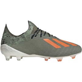 Botas de fútbol adidas X 19.1 M Fg EF8296 verde verde