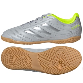 Zapatos de interior adidas Copa 20.4 In Jr EF8354 gris plata