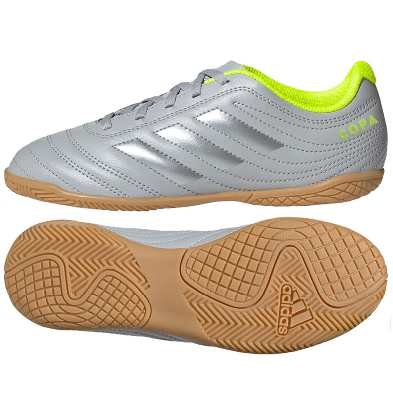 Zapatos de interior adidas Copa 20.4 In Jr EF8354 gris plata