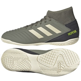 Botas de fútbol adidas Predator 19.3 In Jr EF8219 tonos de gris