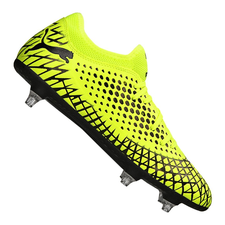 Botas de fútbol Puma Future 4.4 Sg Fg M 105687-02 amarillo amarillo