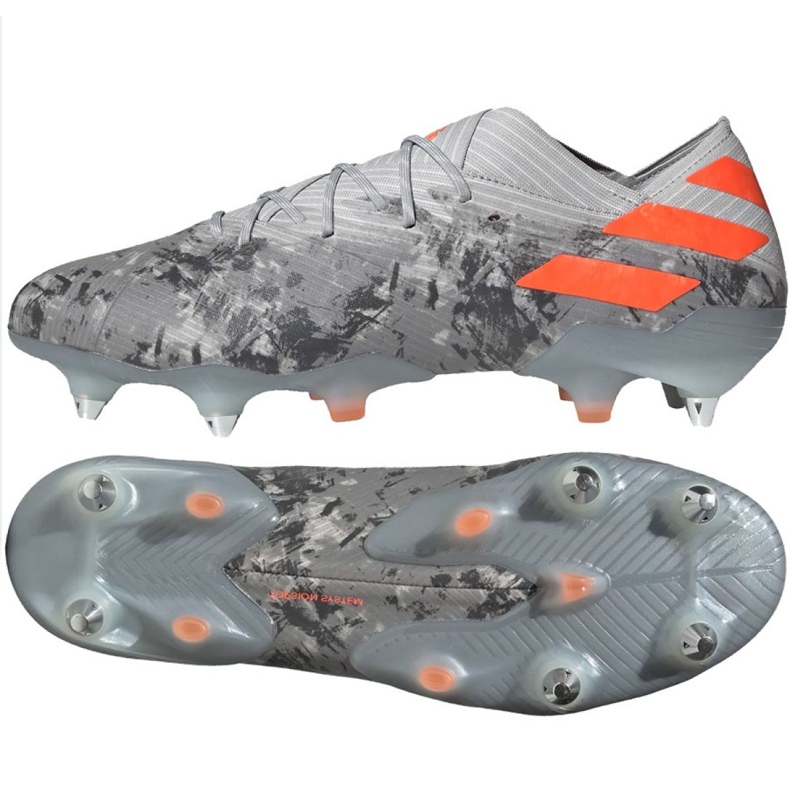 Botas de fútbol adidas Nemeziz 19.1 Sg M EF8393 gris gris