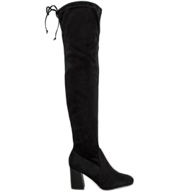 Filippo Botas elegantes por encima de la rodilla negro