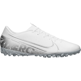 Zapatos de fútbol Nike Mercurial Vapor 13 Academy M Tf AT7996 100 multicolor blanco