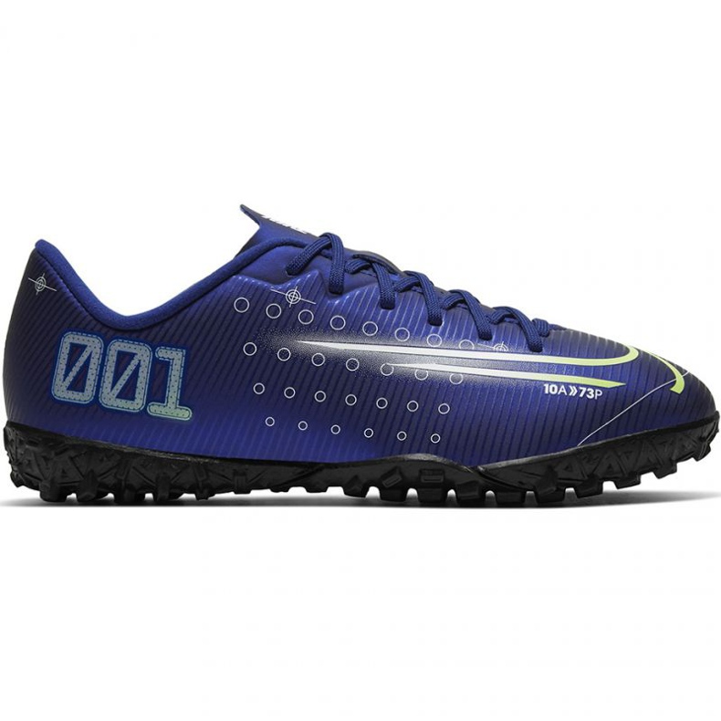 Calzado de fútbol Nike Mercurial Vapor 13 Academy Mds Tf Jr CJ1178 401 azul marino azules y azul marino