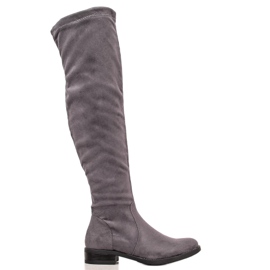 Super Mode Botas de ante gris