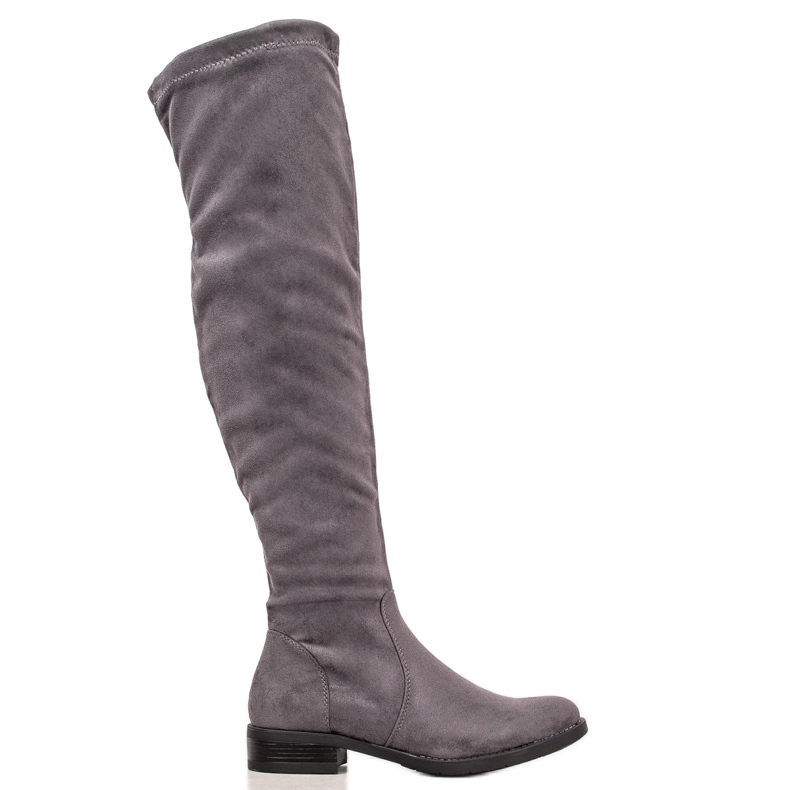 Super Mode Botas de ante gris Super Mode Botas de ante gris