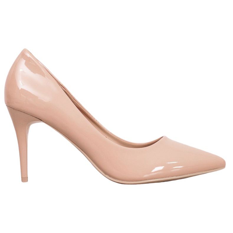 Kylie Salones Clásicos de Piel Ecológica beige