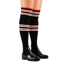 Calcetín botas mosquetero negro FD-69