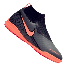 Zapatillas de fútbol Nike Phantom Vsn Academy Df Tf Jr AO3292-080 negro