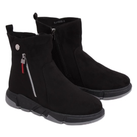 Botas negras de estilo deportivo SJ1938 Black negro