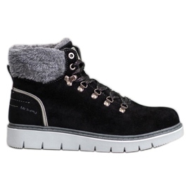 McKey Botas de ante negro