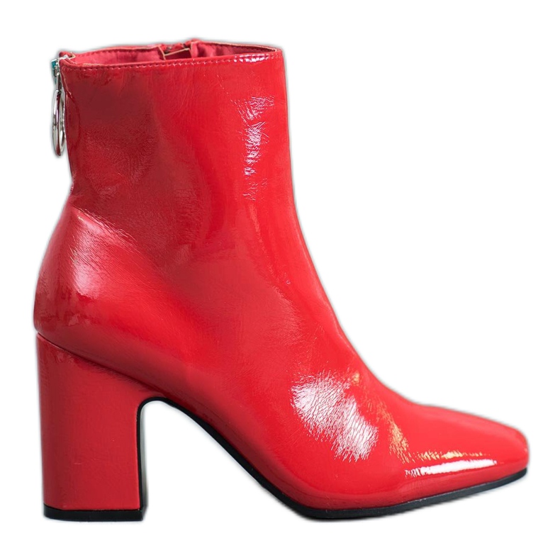 Seastar Botas lacadas en el poste rojo Seastar Botas lacadas en el poste rojo