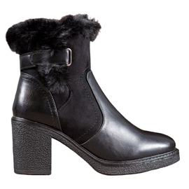 SHELOVET Botas con piel negro