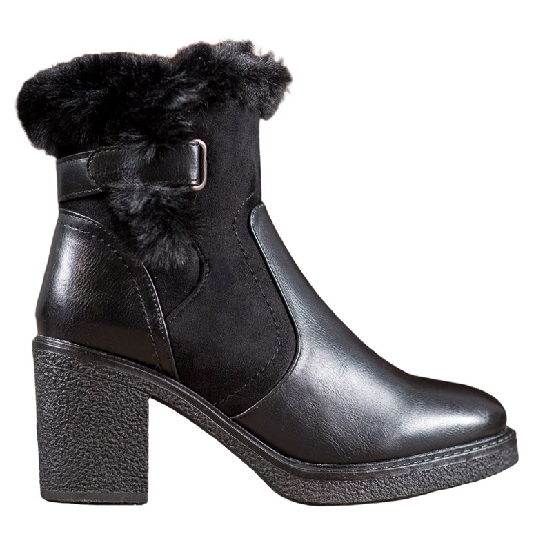 SHELOVET Botas con piel negro