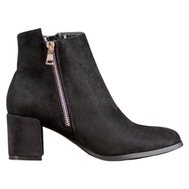 SHELOVET Botas de gamuza clásicas negro