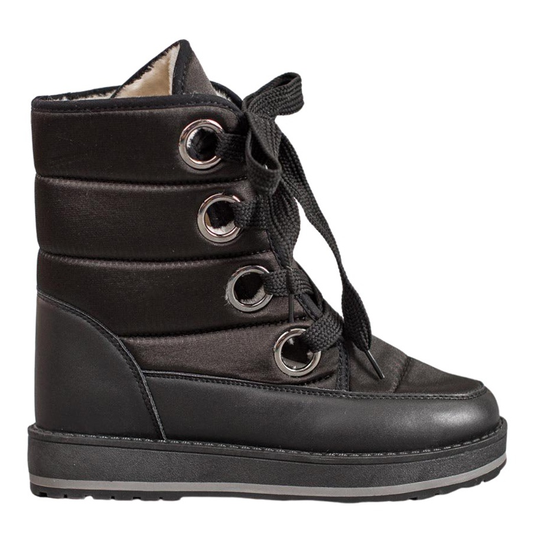 Muto Botas de nieve en la plataforma negro Muto Botas de nieve en la plataforma negro
