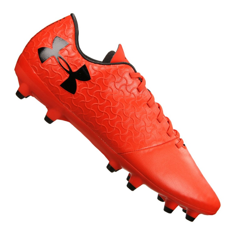 Botas de fútbol Under Armour Magnetico Select Fg M 3000115-600 naranja rojo