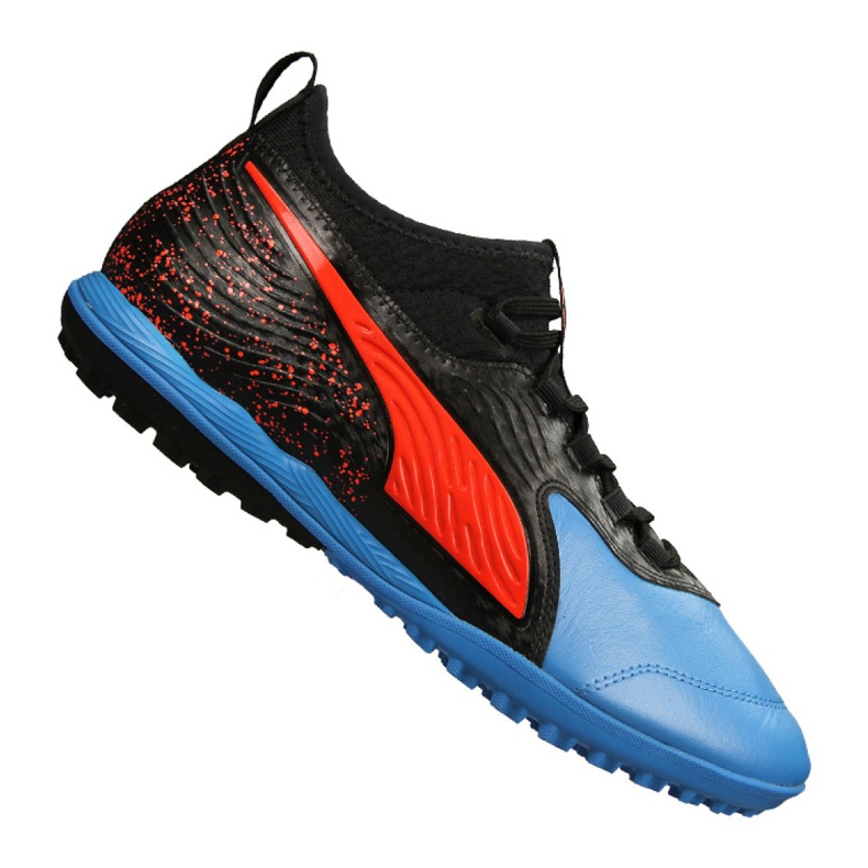 Botas de fútbol Puma One 19.3 Lth Tt Tr M 105489-01 multicolor negro
