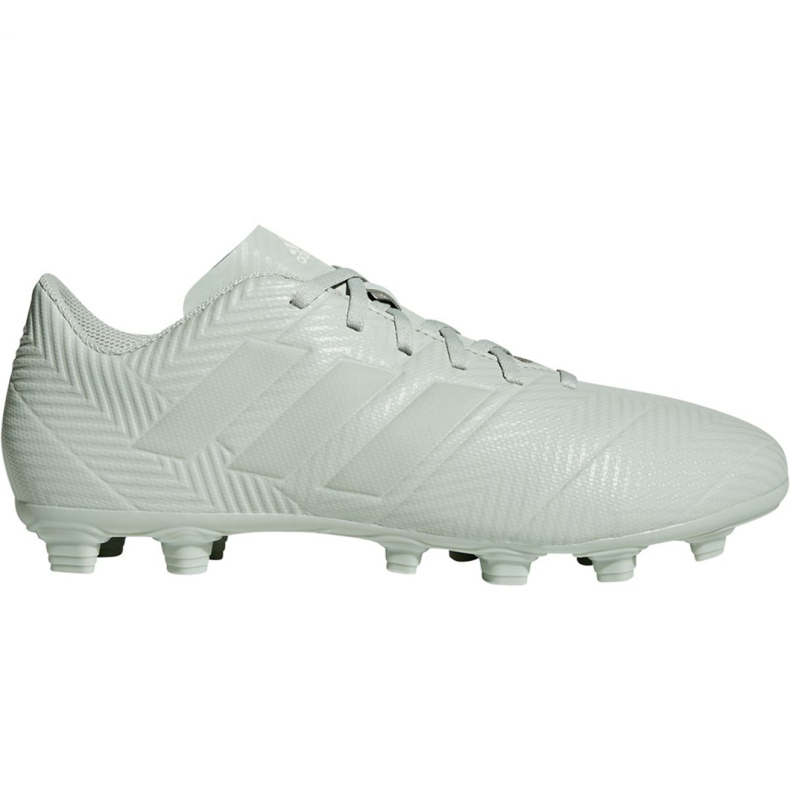 Botas de fútbol adidas Nemeziz 18.4 M FxG DB2116 gris blanco Botas de fútbol adidas Nemeziz 18.4 M FxG DB2116 gris blanco