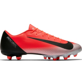 Calzado de fútbol Nike Mercurial Vapor 12 Academy CR7 Mg M AJ3721 600 multicolor rojo