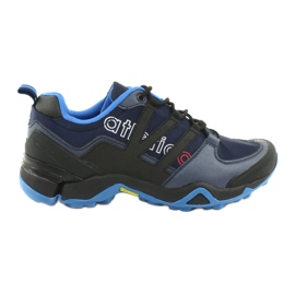 Atletico Zapatilla Atlético 8003 negra azul marino