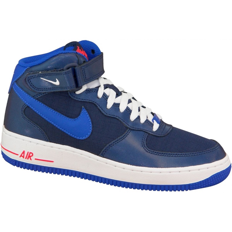 Zapatillas Nike Air Force 1 Mid Gs W 314195-412 azul marino