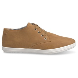 Zapatillas altas de moda 3232 Camel marrón