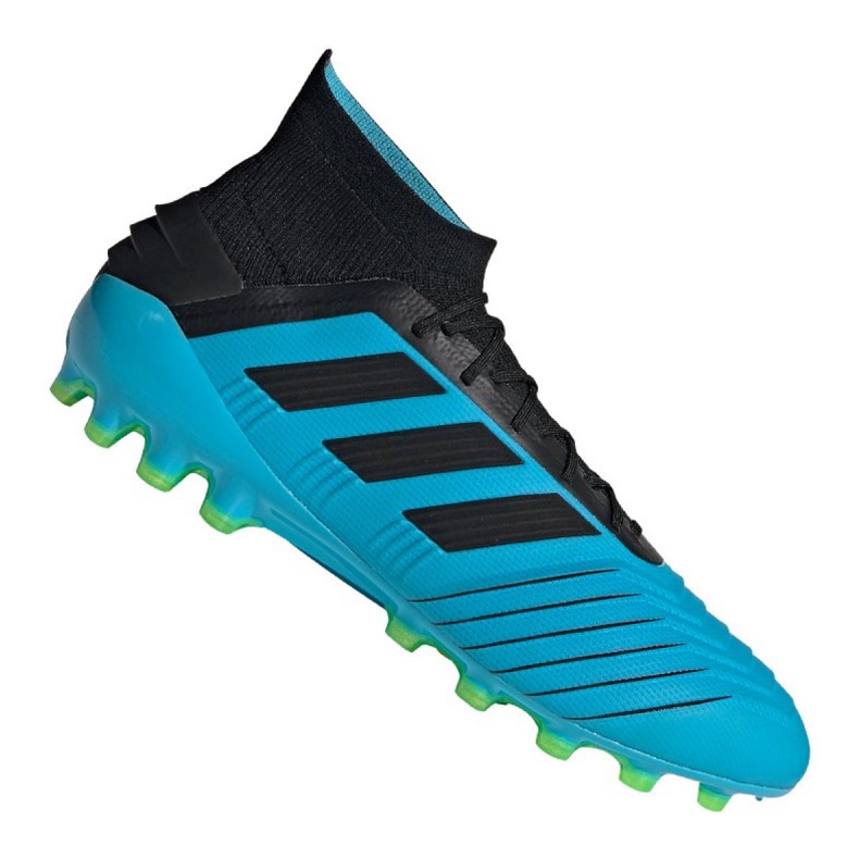 Botas de fútbol adidas Predator 19.1 Ag M F99970 azul azul Botas de fútbol adidas Predator 19.1 Ag M F99970 azul azul