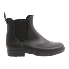 American Club Botas negras para mujeres, botas mate Kal15/22 negro