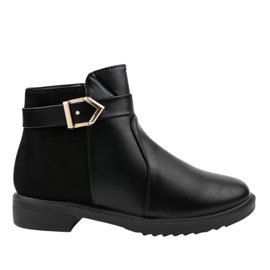 Botas planas negras botas Jodhpur con aislamiento CH-22 negro