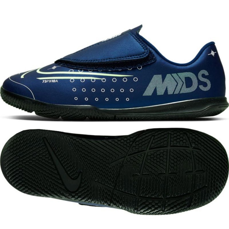 Zapatos de interior Nike Mercurial Vapor 13 Club Mds Ic PS (V) Jr CJ1176-401 azul marino azul marino