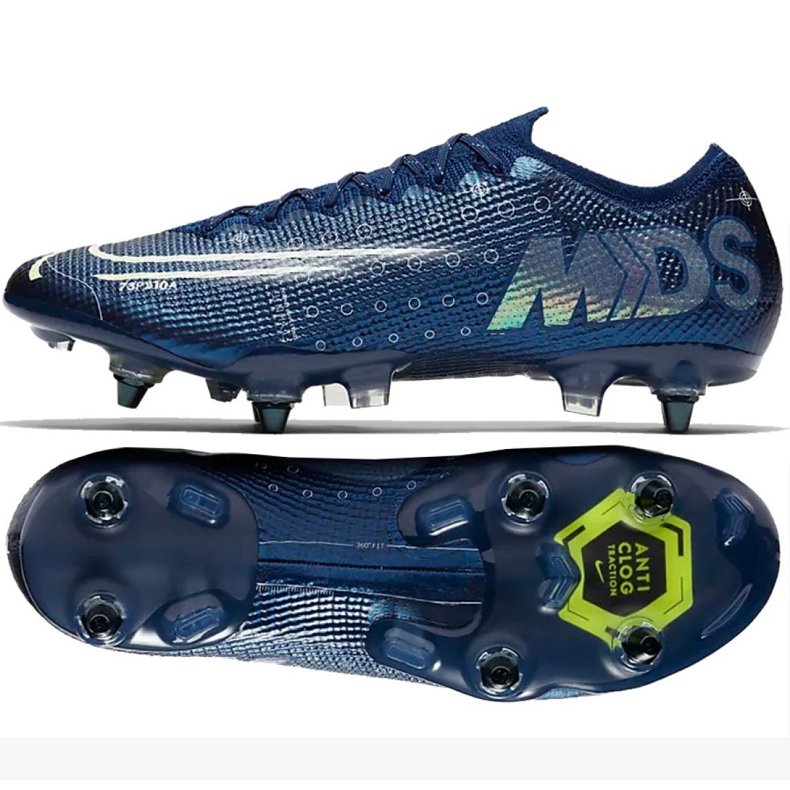 Zapatos de fútbol Nike Mercurial Vapor 13 Elite Mds SG-Pro Ac M CK2032-401 azul marino azul marino Zapatos de fútbol Nike Mercurial Vapor 13 Elite Mds SG-Pro Ac M CK2032-401 azul marino azul marino