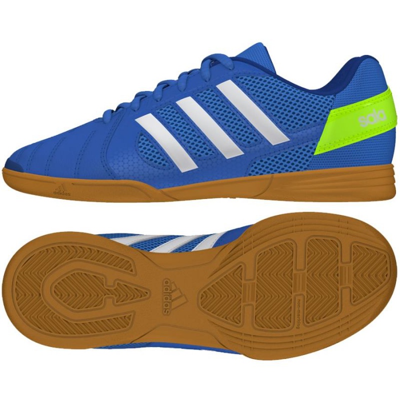 Zapatos de interior adidas Top Sala Jr FV2632 azul azul Zapatos de interior adidas Top Sala Jr FV2632 azul azul