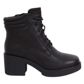 Botas negras con suela gruesa 2097 Negra negro