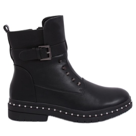 Botas militares negras con aislamiento negro 1946-9 Negro