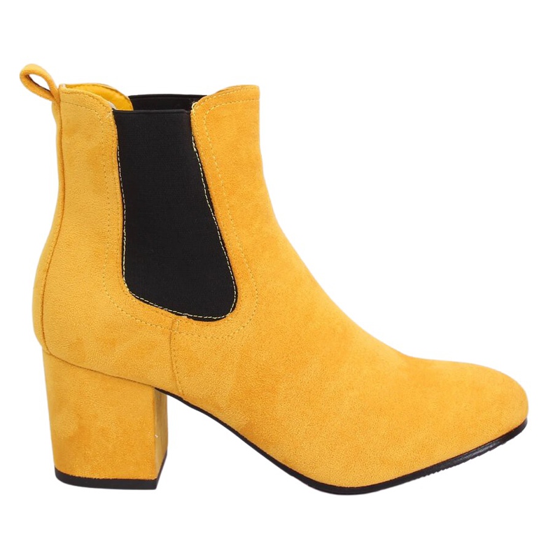 Botines Chelsea amarillos, amarillo 2208-132 Amarillo