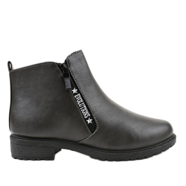 Botas de mujer planas grises XY-526