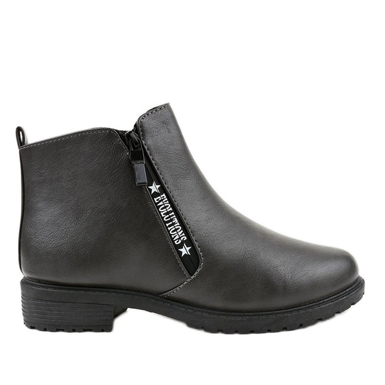 Botas de mujer planas grises XY-526